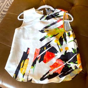Anthropologie Brushstroke Tank
